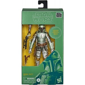 Фигурка Star Wars The Empire Strikes Back Boba Fett Carbonized серии The Black Series 40th Anniversary